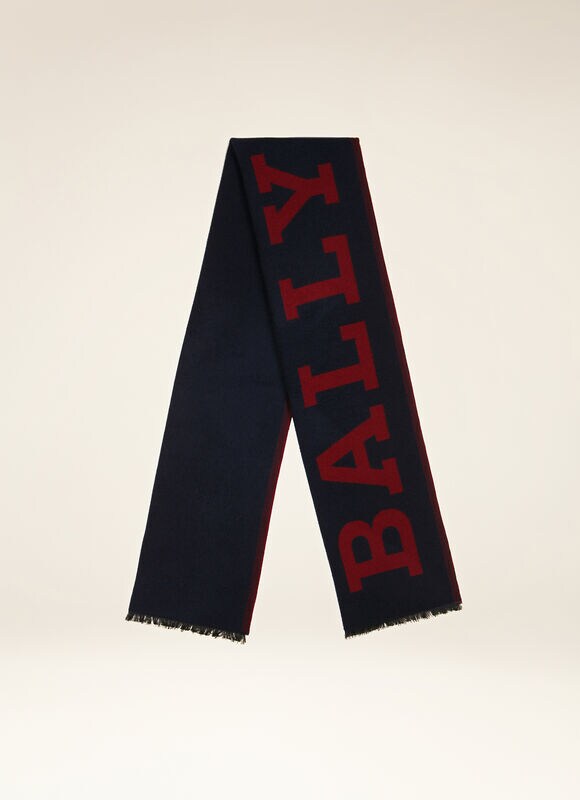 BLUE MIX WOOL Scarves - Bally