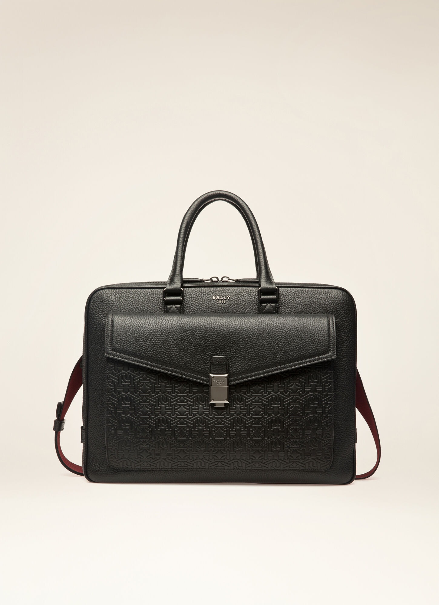 Business Bag | Black Leather | Bally