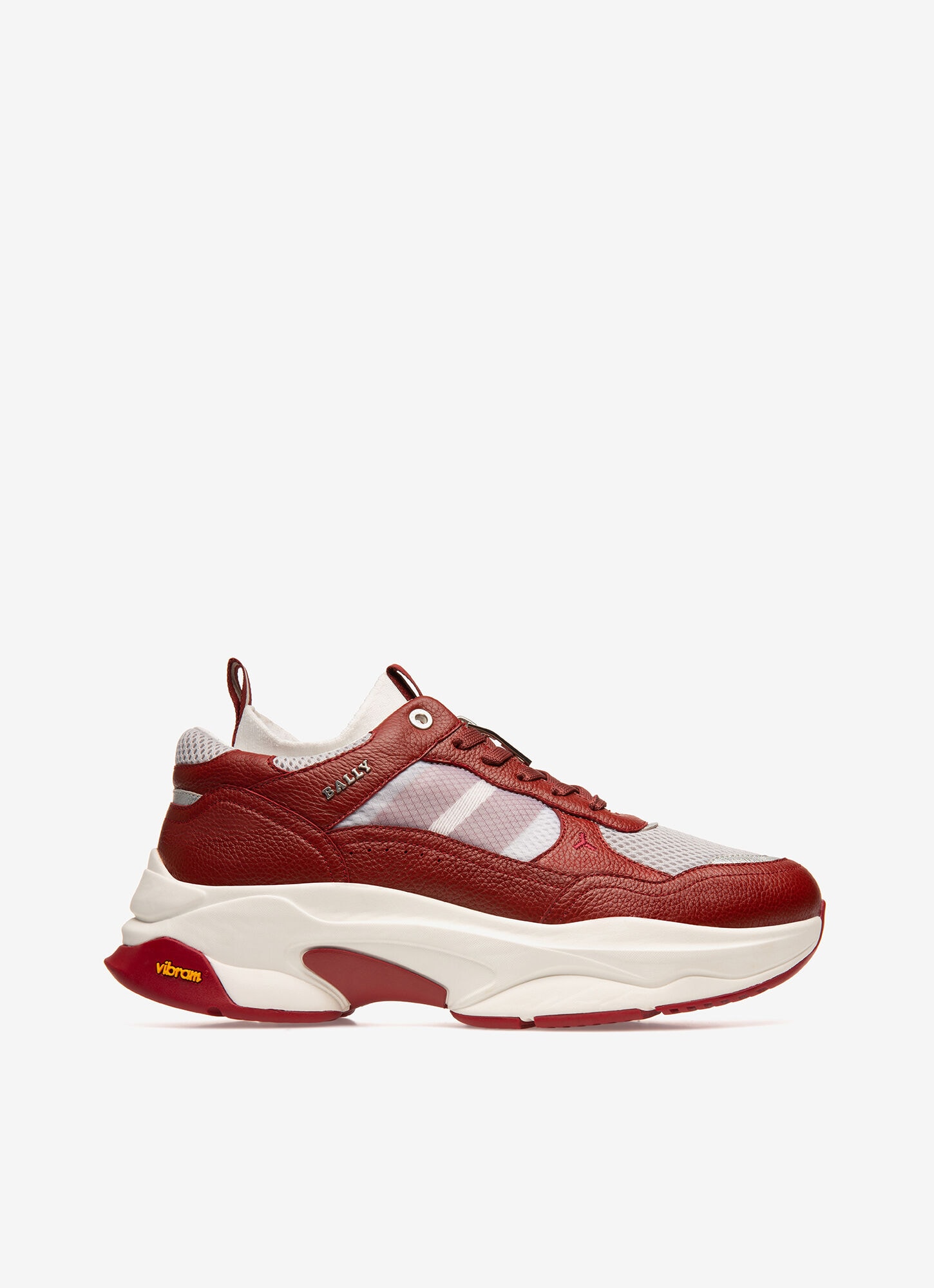 bally red sneakers