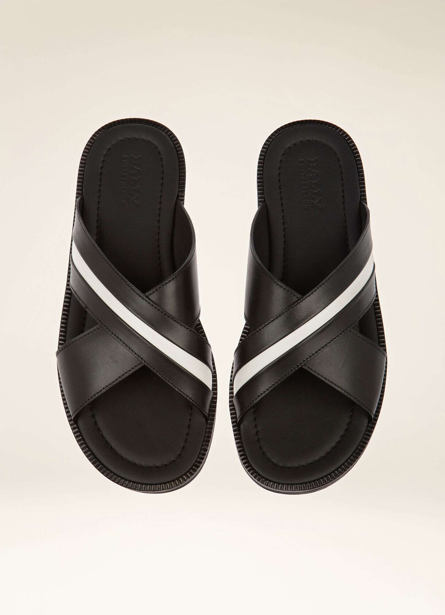 black bally slides