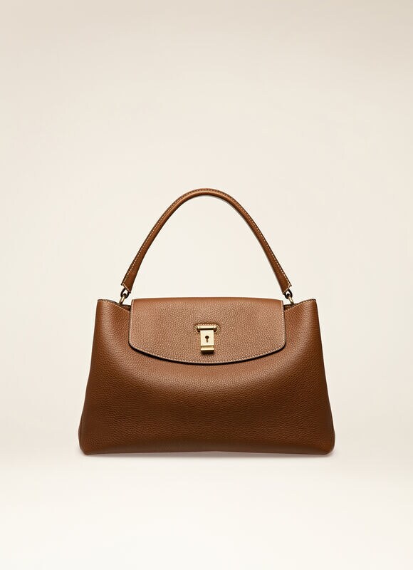 BROWN CALF Top Handle Bags - Bally