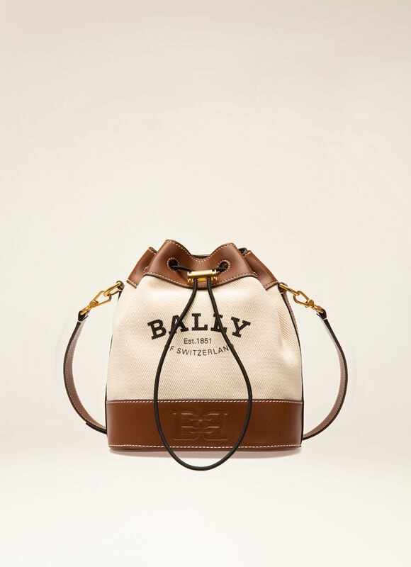 BROWN FABRIC Cross-body Bags - Bally