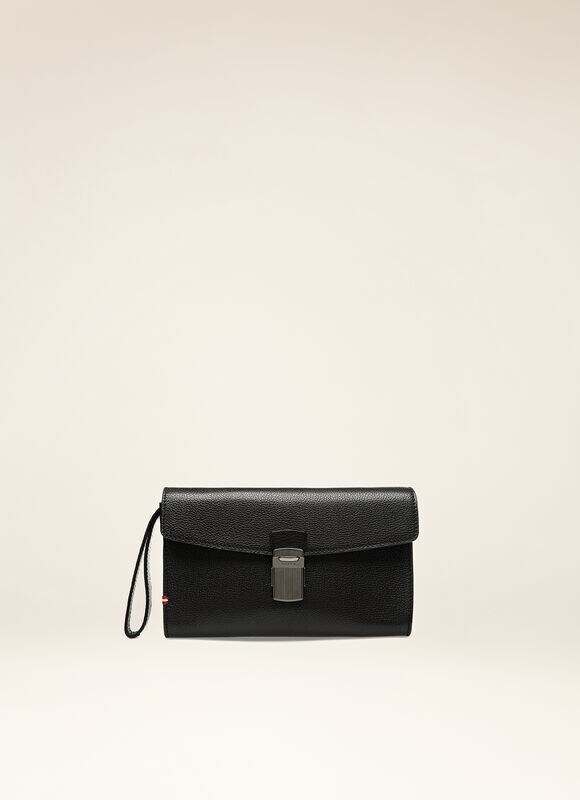 Gully Mens Clutch Bag Black Leather Bally - Black Leather Mens Portfolio Bag Gully Mens Clutch Bag Black Leather Bally - Black Leather Mens Portfolio Bag