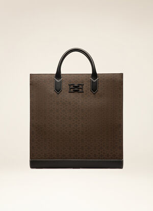 BROWN SYNTHETIC Tote Bags - Bally