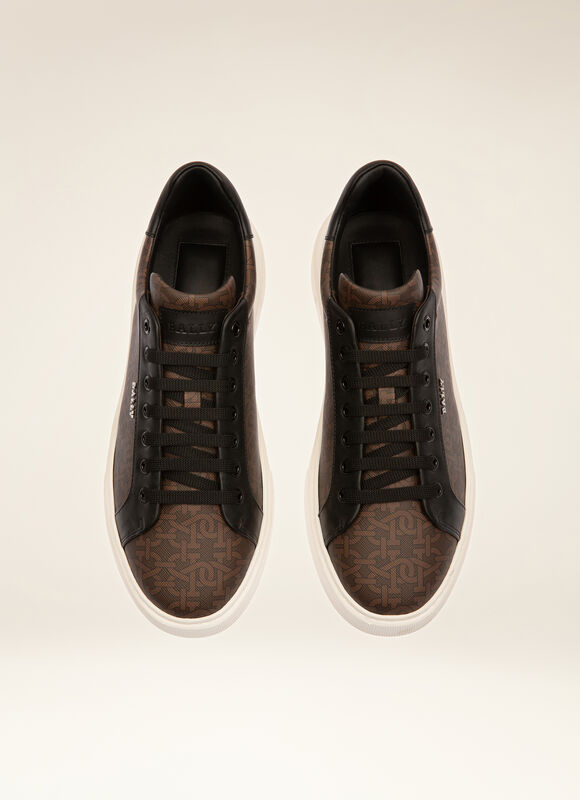 BROWN MIX COTTON/SYNT Sneakers - Bally