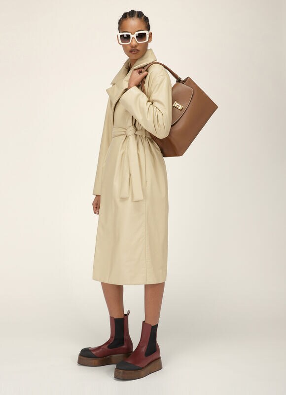 BROWN CALF Top Handle Bags - Bally