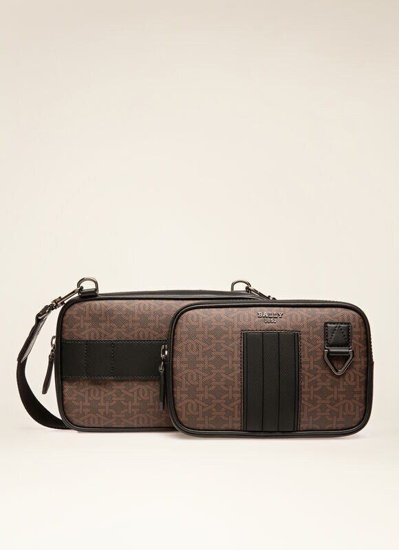 BROWN SYNTHETIC Messenger Bags - Bally