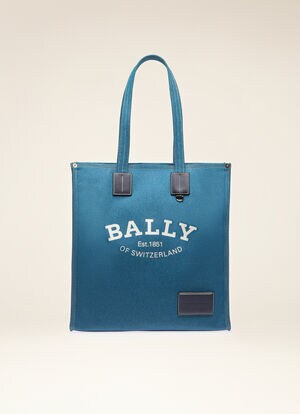 BLUE FABRIC Tote Bags - Bally