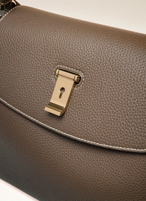 TAUPE CALF Top Handle Bags - Bally
