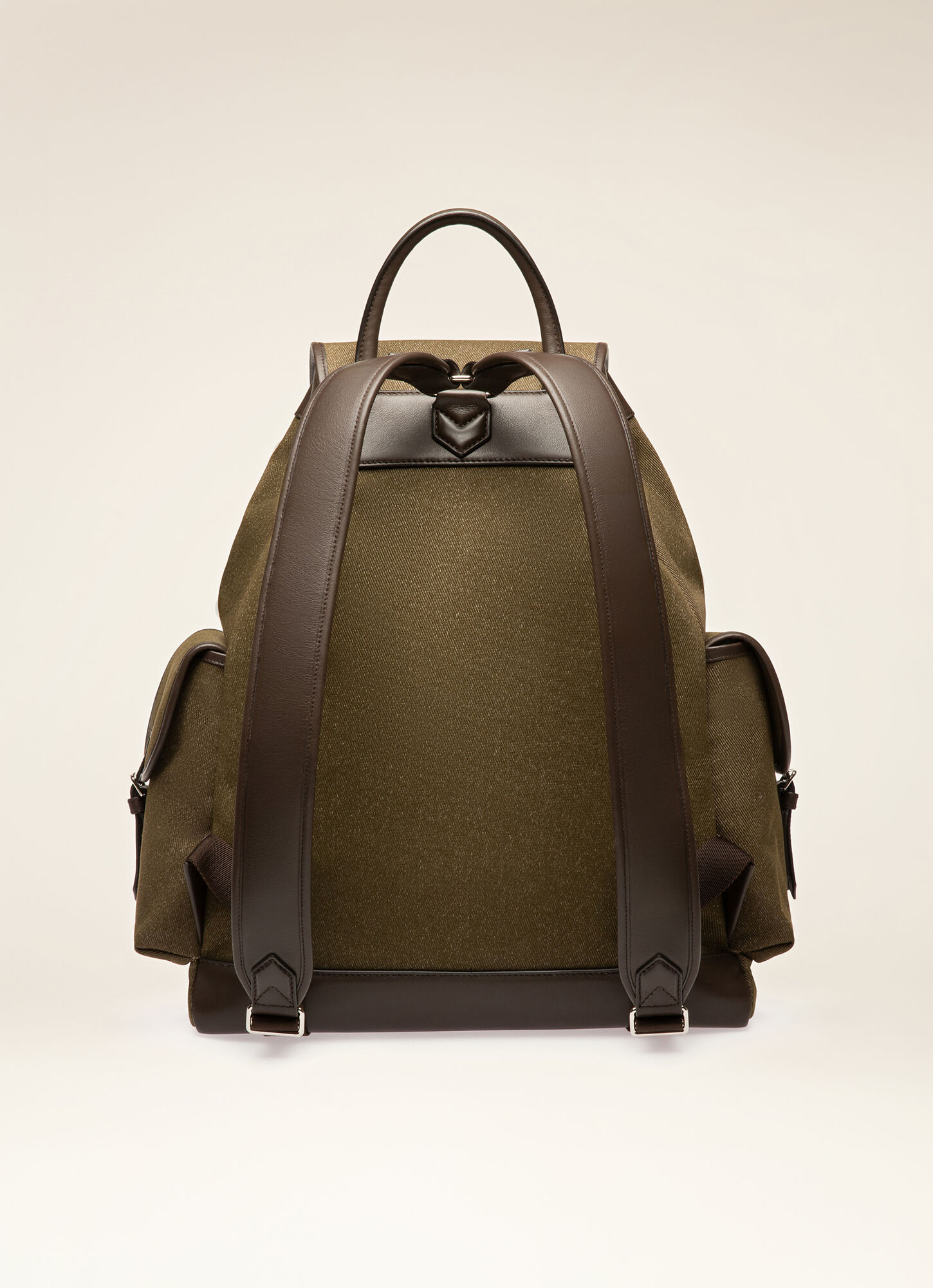 Cliford | Mens Backpack | Moss Green Nylon | Bally