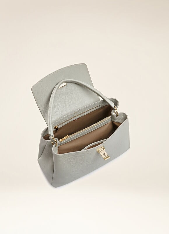 LIGHT BLUE CALF Top Handle Bags - Bally