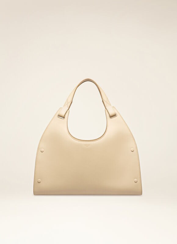 BEIGE BOVINE Shoulder Bags - Bally
