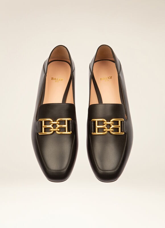 BLACK CALF Flats & Moccasins - Bally