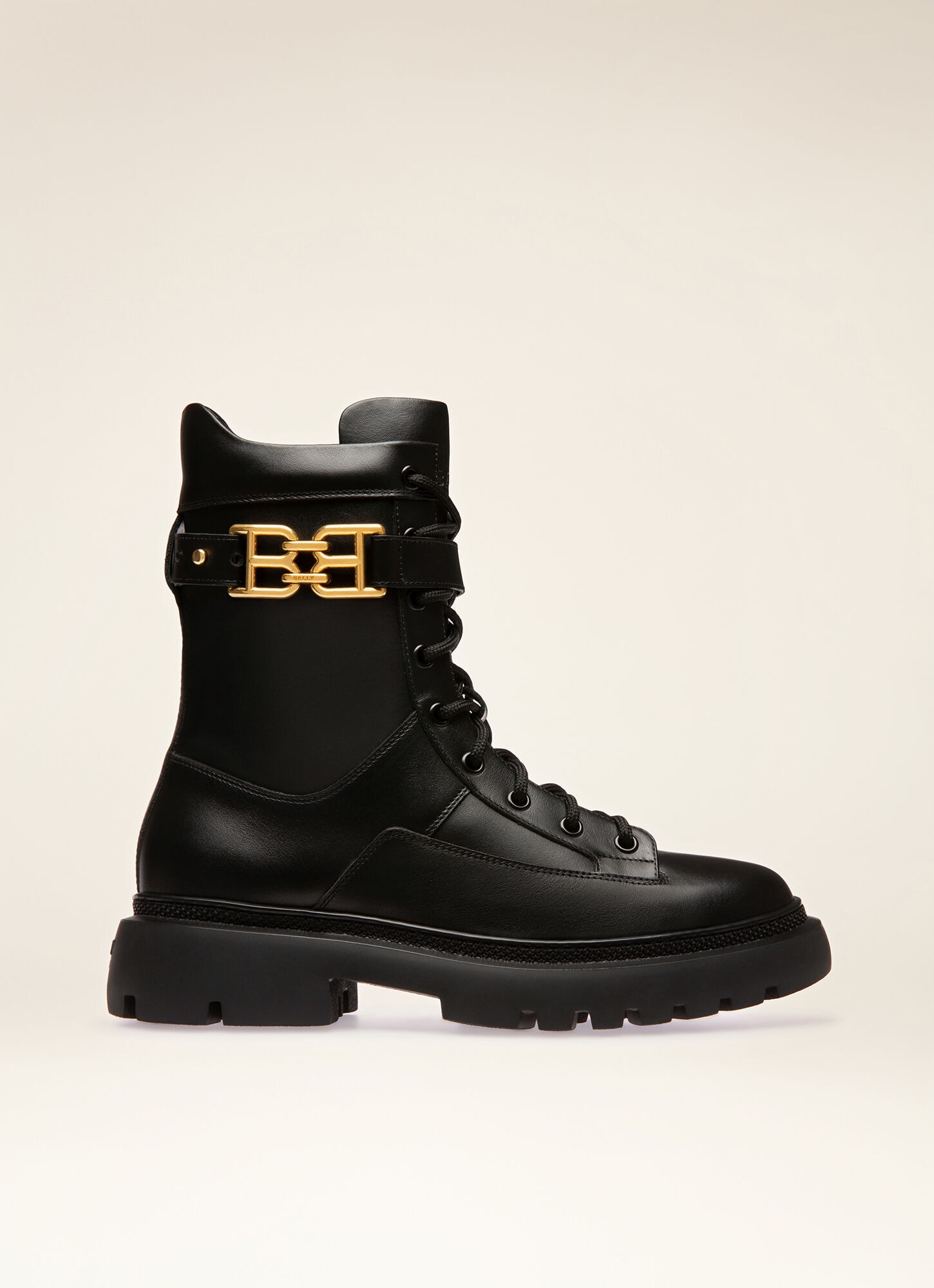 Gioele | Womens Boots | Black Leather | Bally