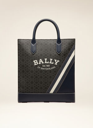 GREY SYNTHETIC Tote Bags - Bally