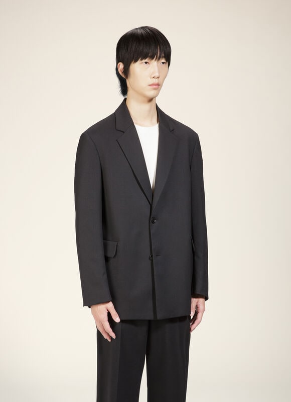 BLACK MIX WOOL/SYNTH Outerwear - Bally