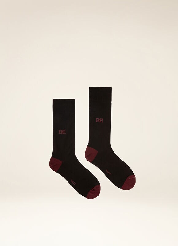 BLACK COTTON Socks - Bally