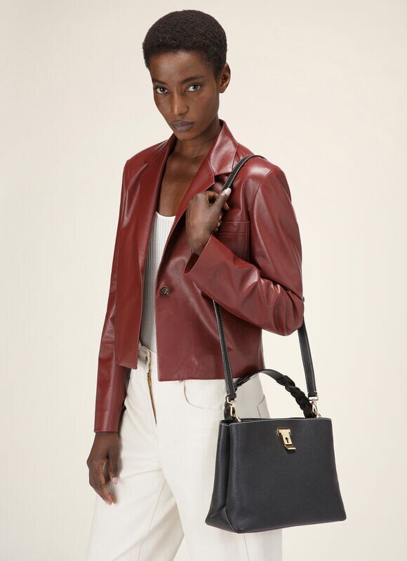 BLACK CALF Shoulder Bags - Bally