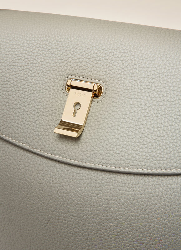 LIGHT BLUE CALF Top Handle Bags - Bally