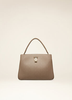 TAUPE BOVINE Shoulder Bags - Bally