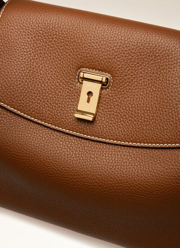 BROWN CALF Top Handle Bags - Bally