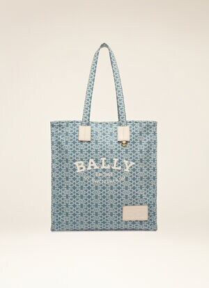 BLUE FABRIC Tote Bags - Bally