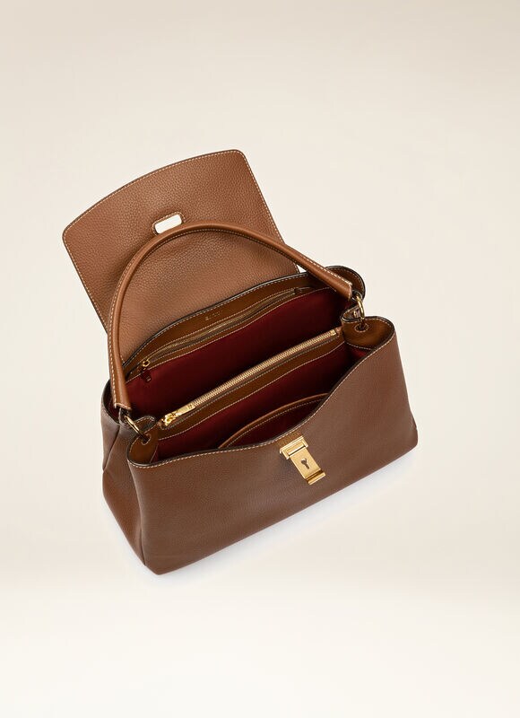 BROWN CALF Top Handle Bags - Bally