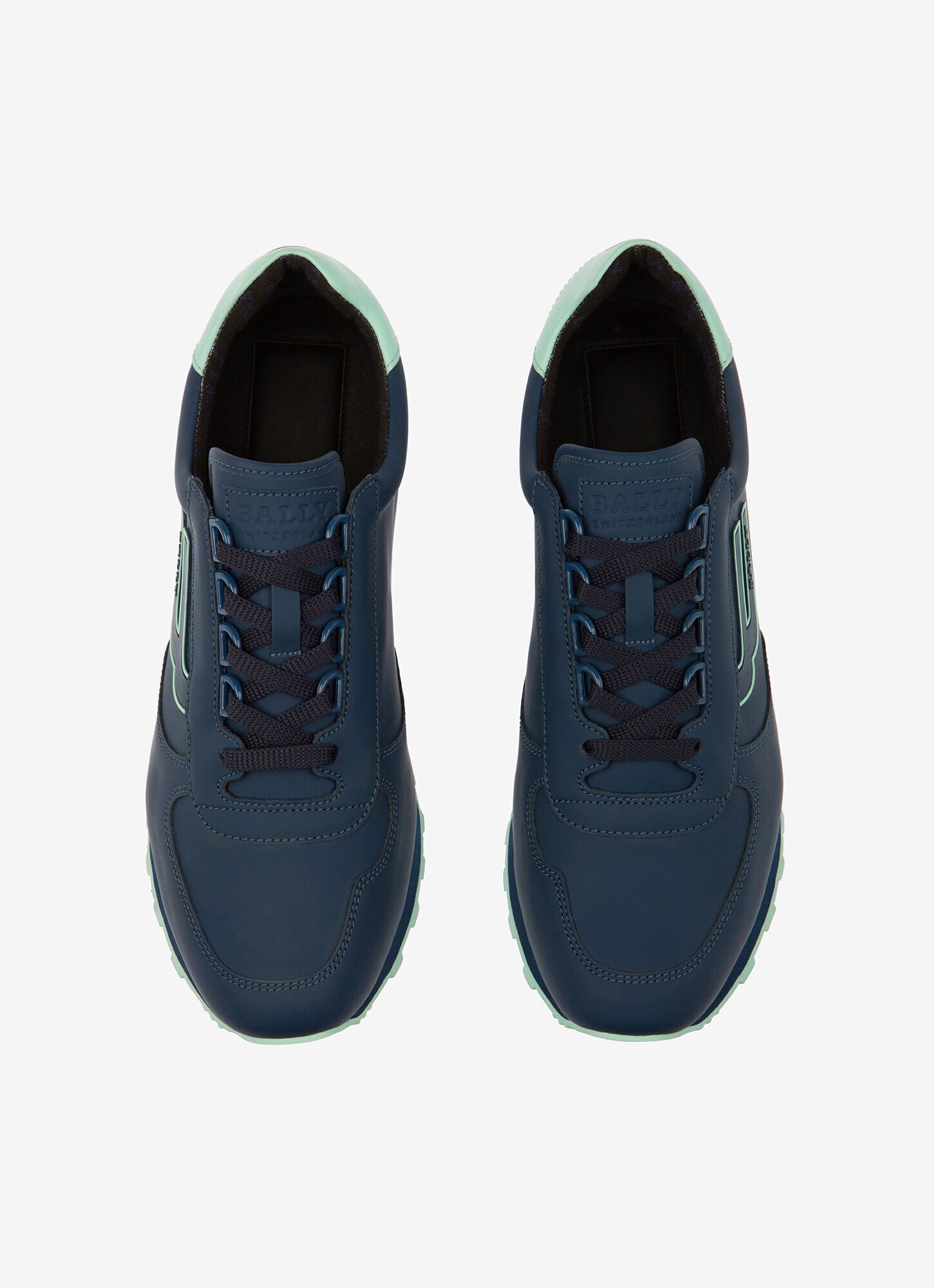 bally blue sneakers