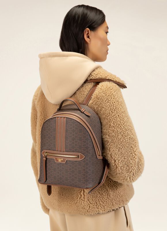 BROWN SYNTHETIC Backpacks - Bally