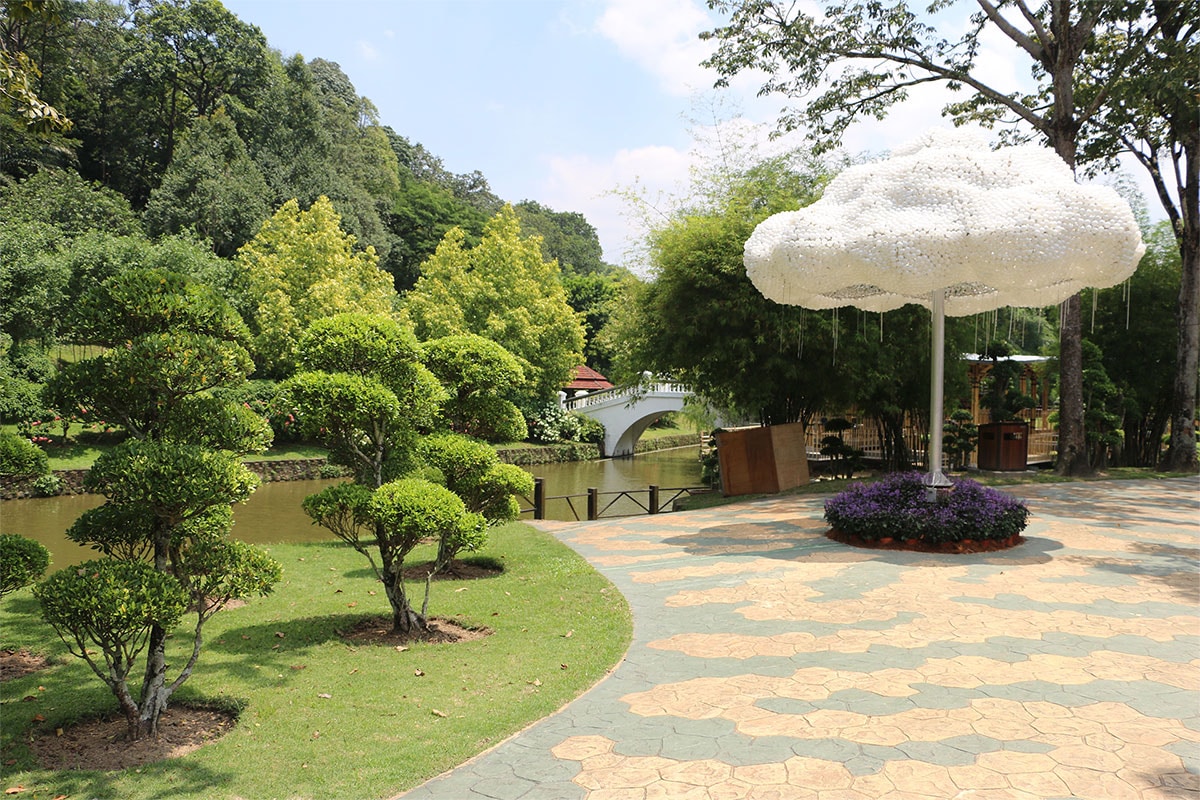 Image of part of the Perdana Botanical Garden in Kuala Lumpur City