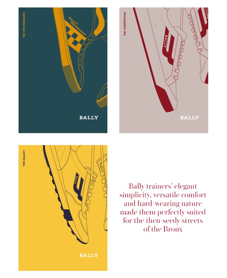 the Bally Retro Sneakers Collection