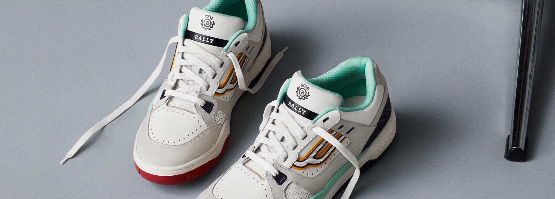 all white bally shoes