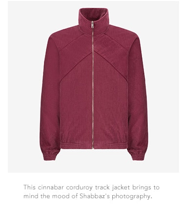 Bally cinnabar corduroy track jacket