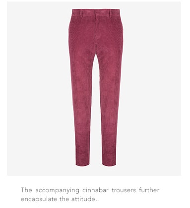 Bally cinnabar trousers