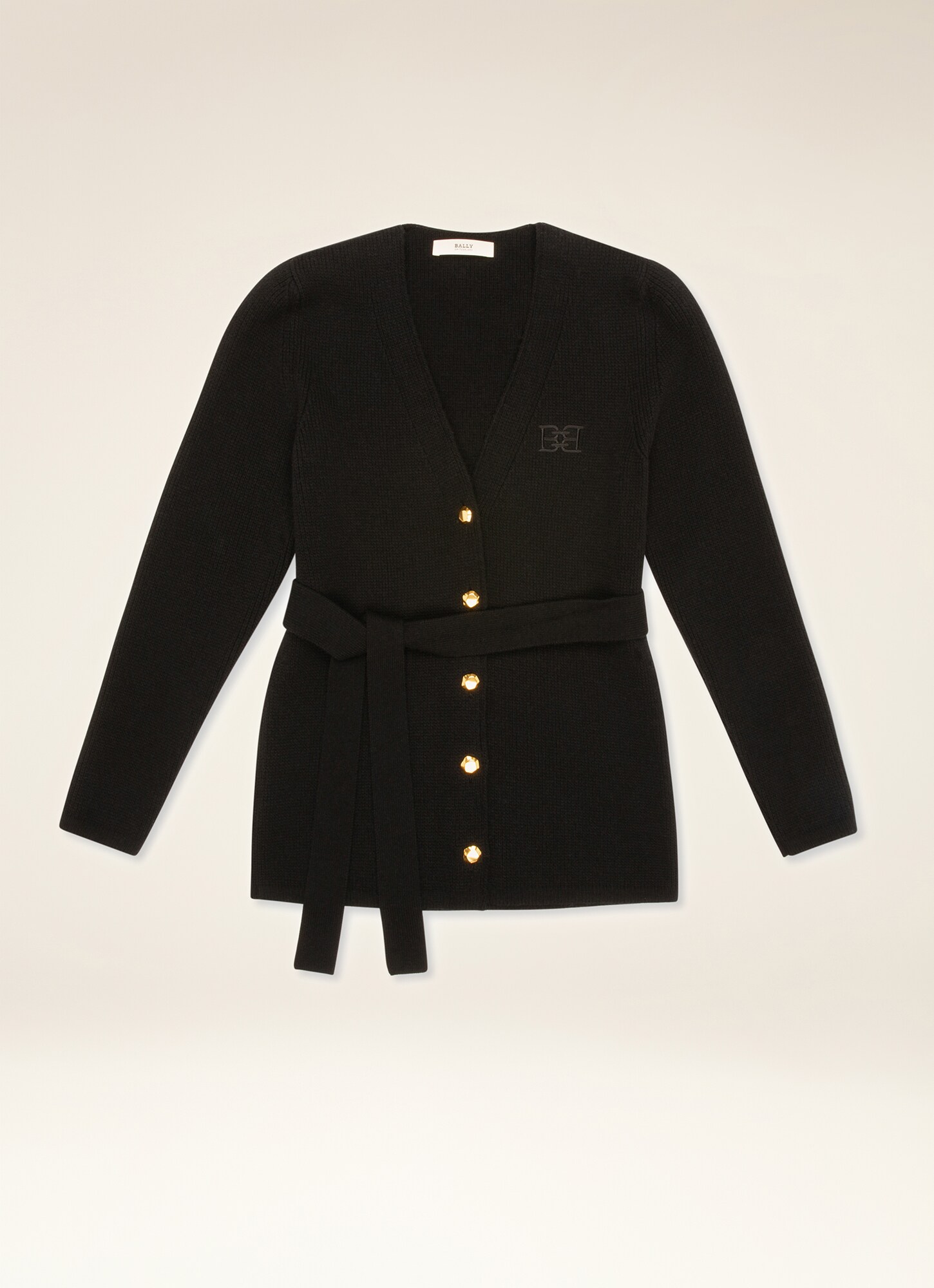 belted cardigan
