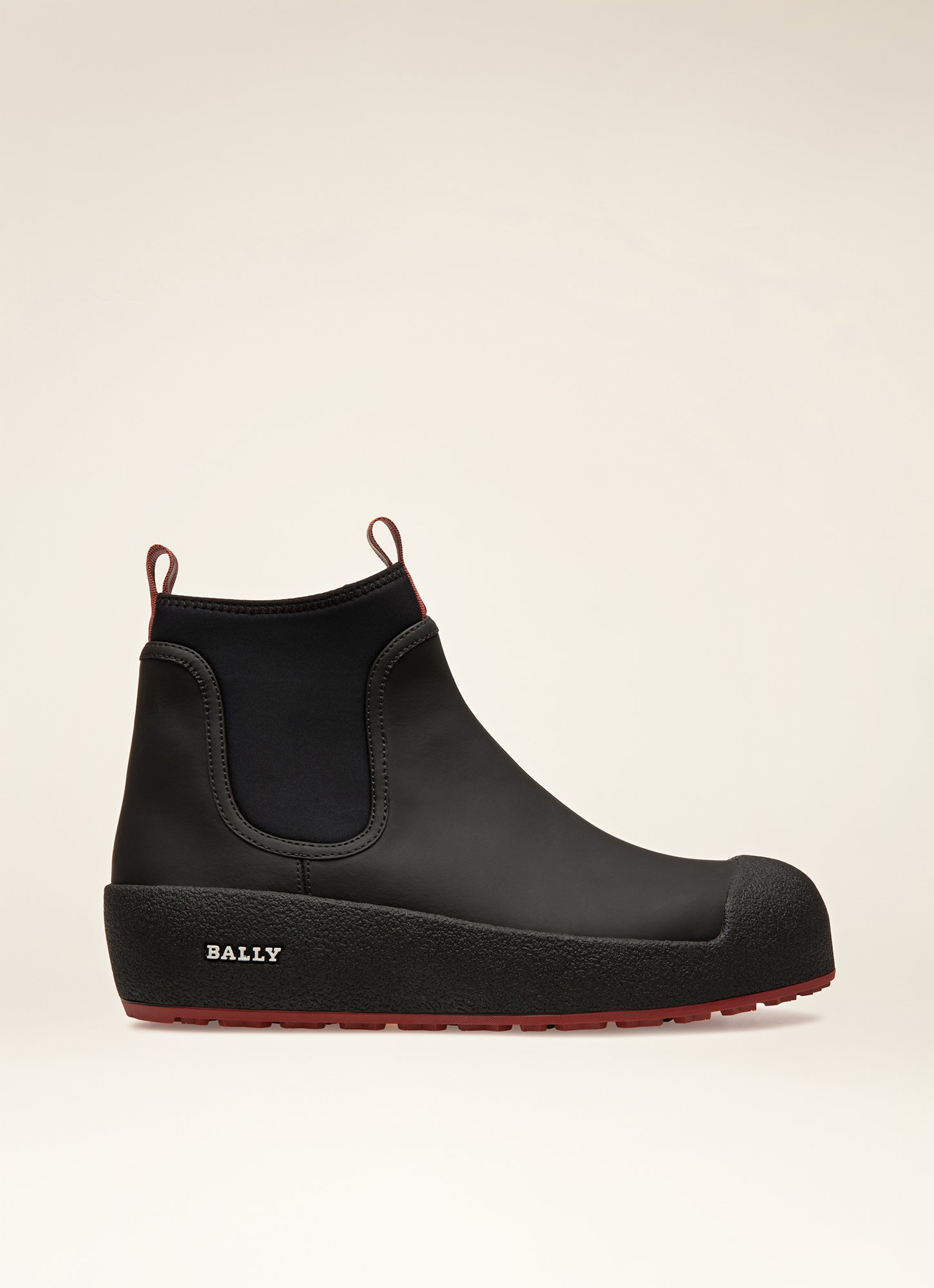 Cubrid | Mens Snow Boots | Black Leather | Bally